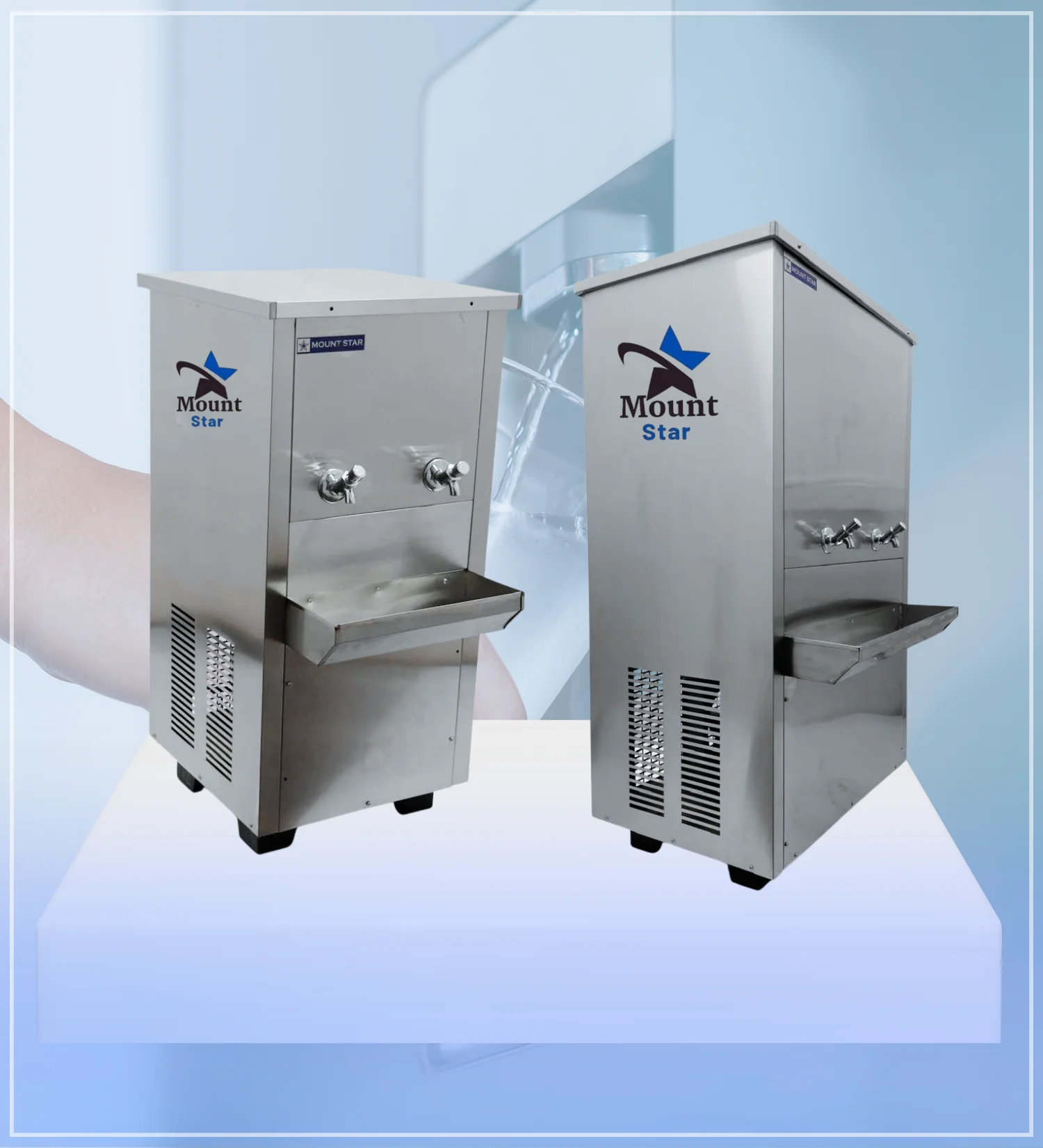 Mount Star stainless steel water coolers