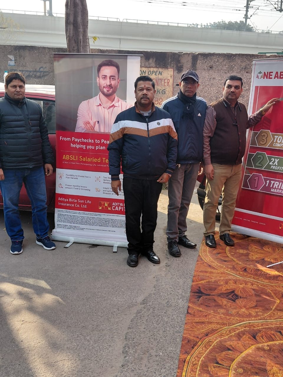 Volunteers and beneficiaries