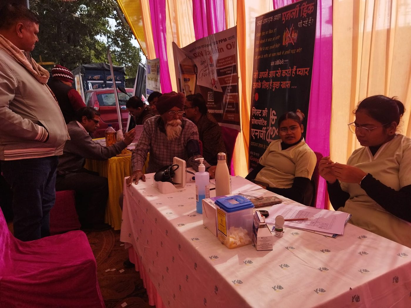 Blood pressure checkup camp