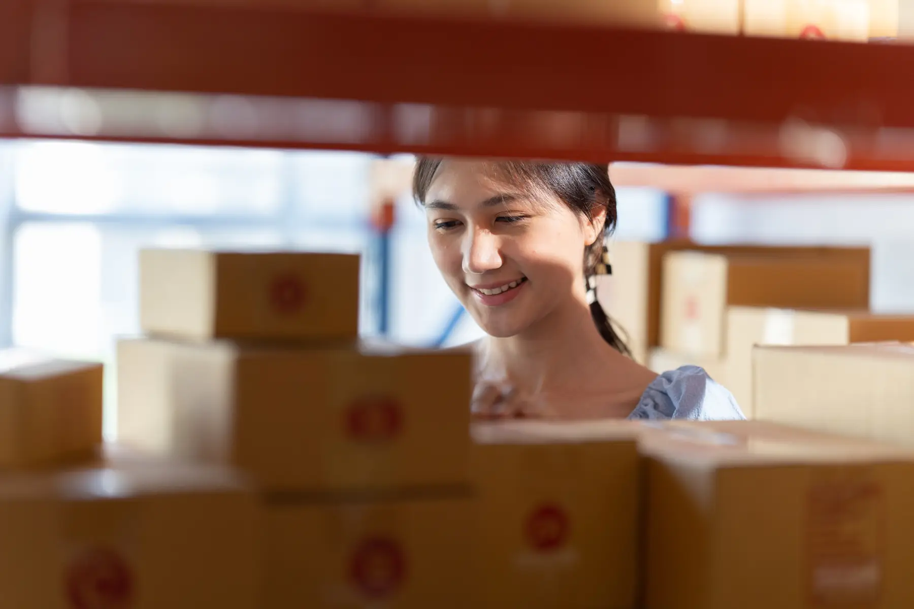 Quality inspection of packaged raw material goods